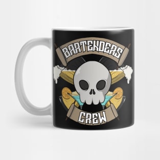 Bartenders crew Jolly Roger pirate flag Mug